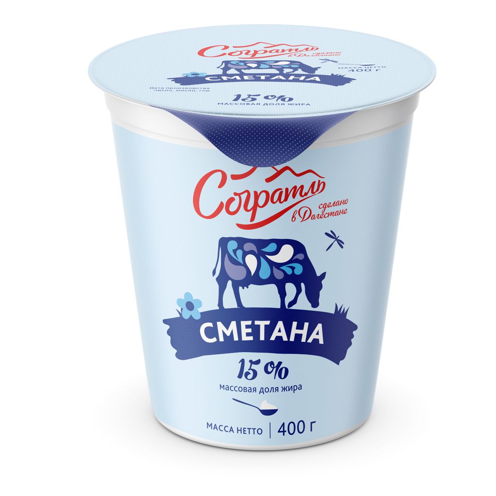 Сметана 15% 400 г