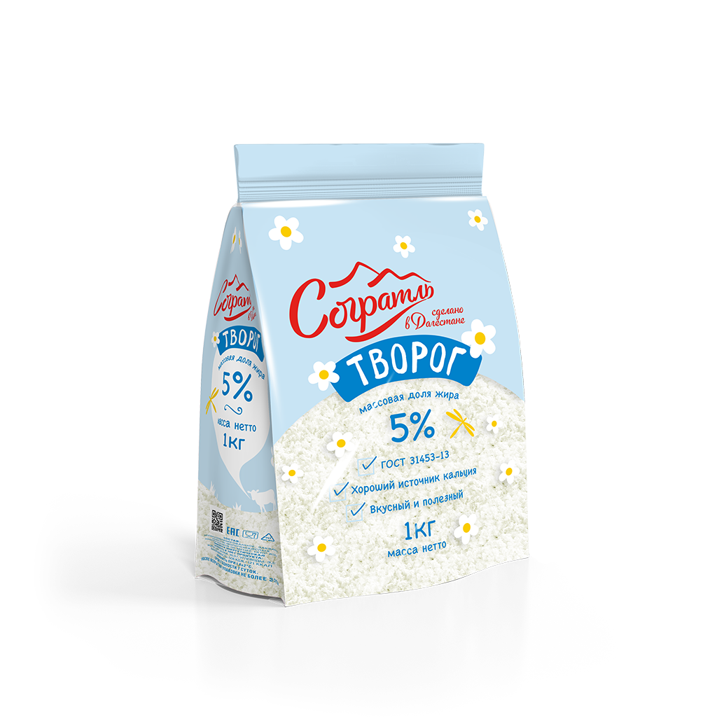 Творог  5% 1 кг